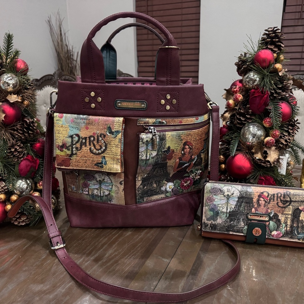 Nicole Lee Violet Paris Shoulder Bag